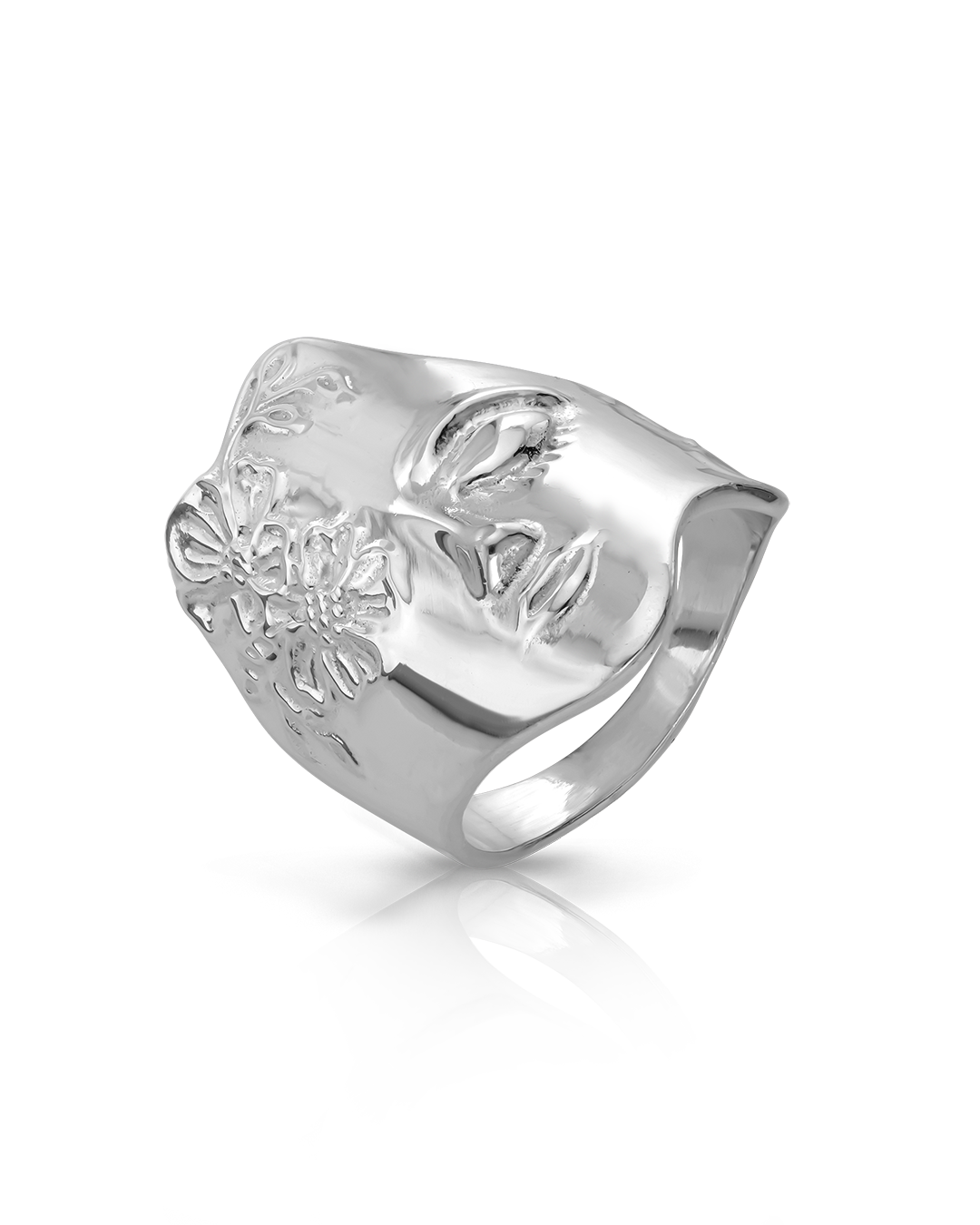 Woman Figure Face Ring