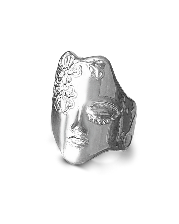 Woman Figure Face Ring