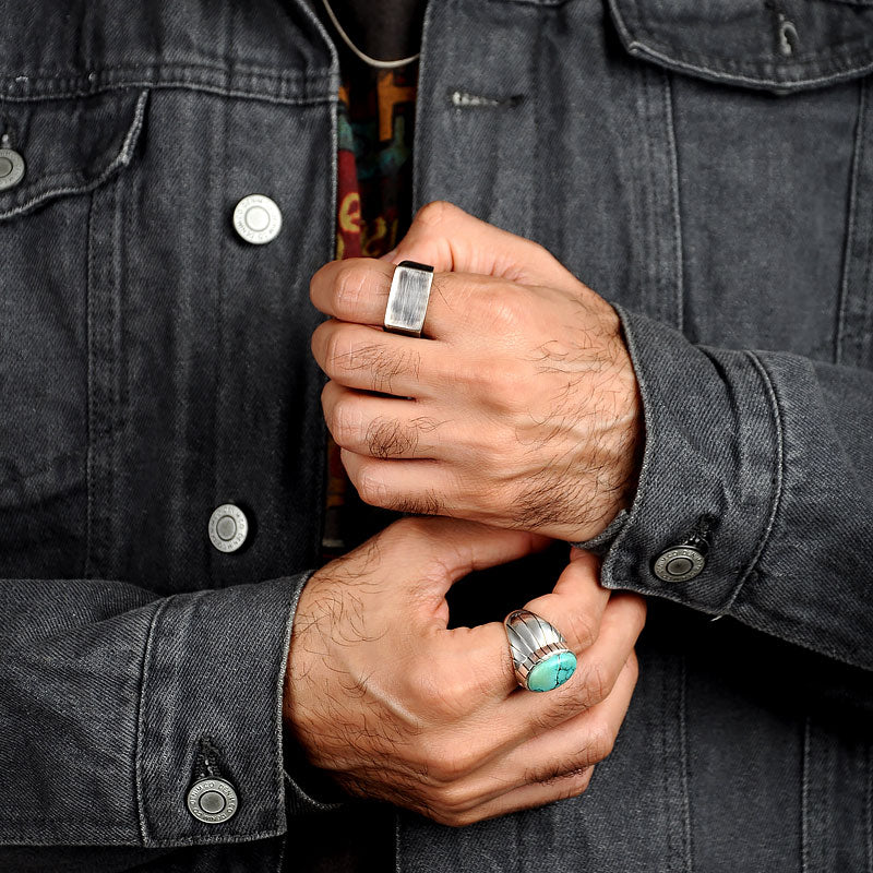 Mysterious... Sterling Silver Forged Signet Ring. Dark Silver. Oxidized signet ring. Rings good Mens Jewelry Brushead Ring Black Signet Ring Man