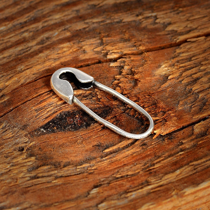 Sterling Silber Sicherheitsnadel-Ohrringe