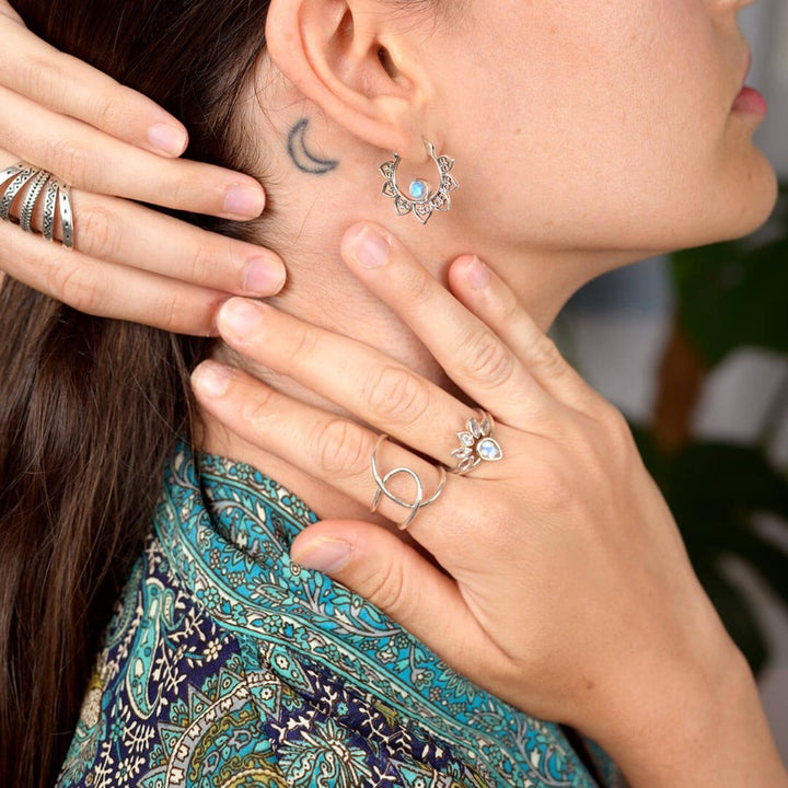 Statement Knotenring Sterling Silber