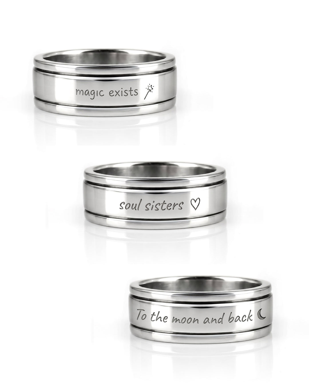Mantra Fidget Ring – Choose Your Reminder