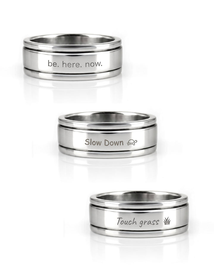 Mantra Fidget Ring – Choose Your Reminder
