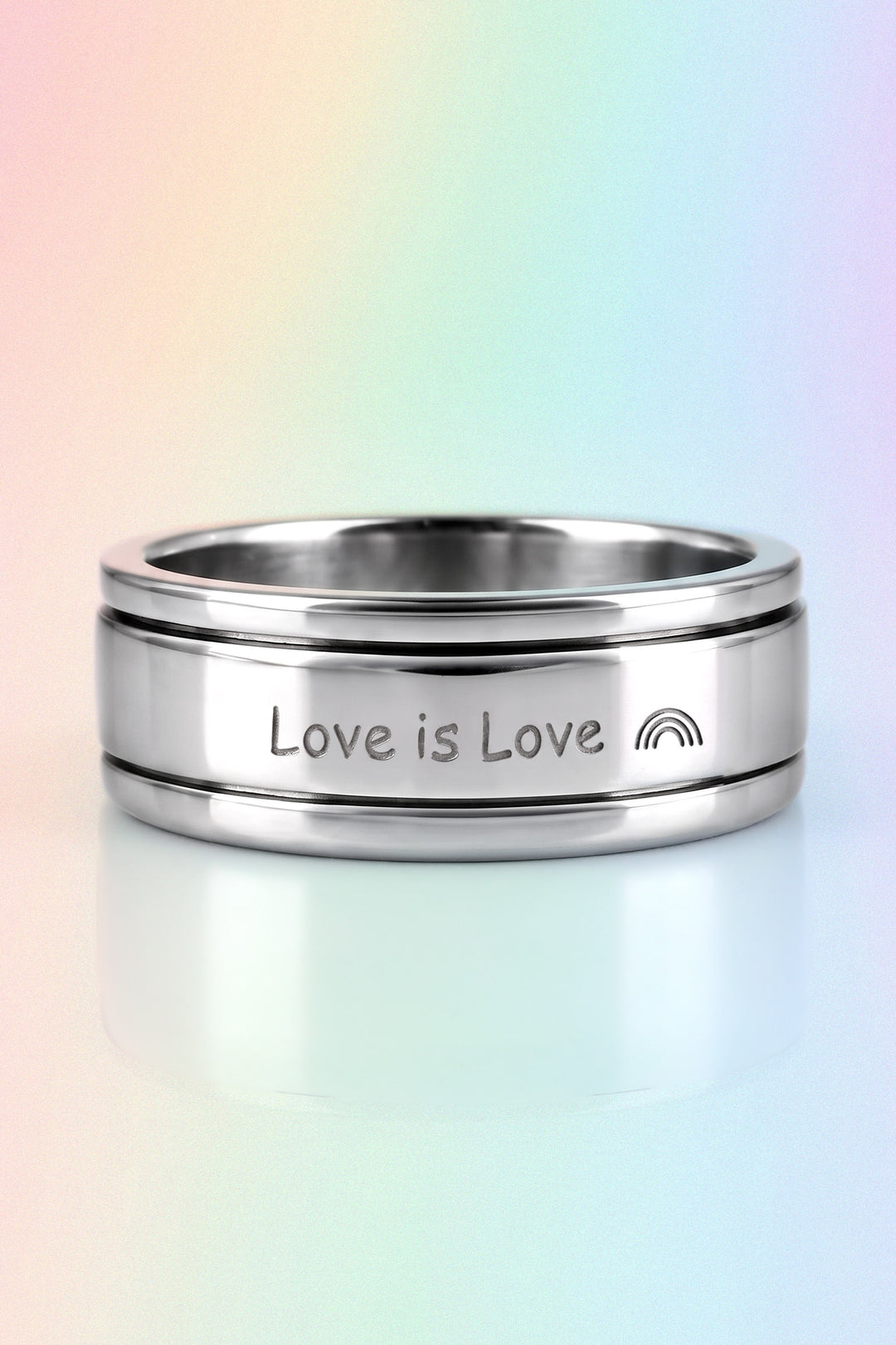 Love is Love Fidget ring