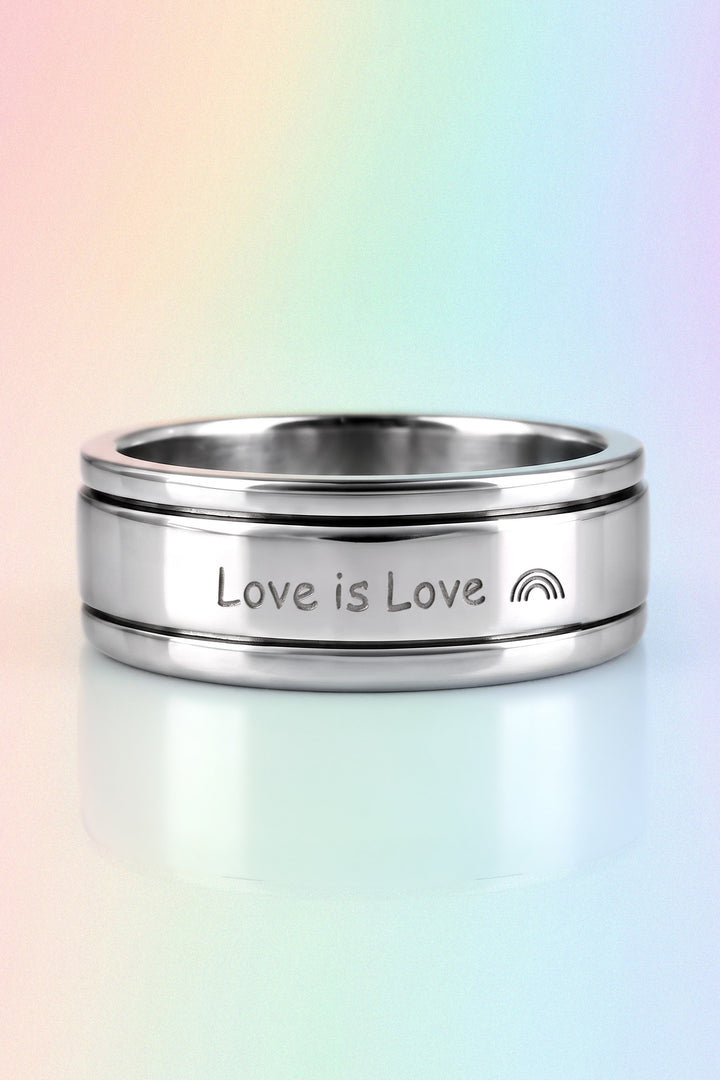 Love is Love Fidget ring