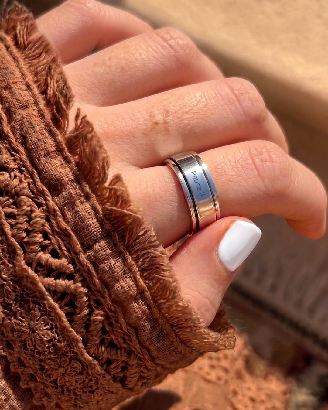 Mantra Fidget Ring – Choose Your Reminder