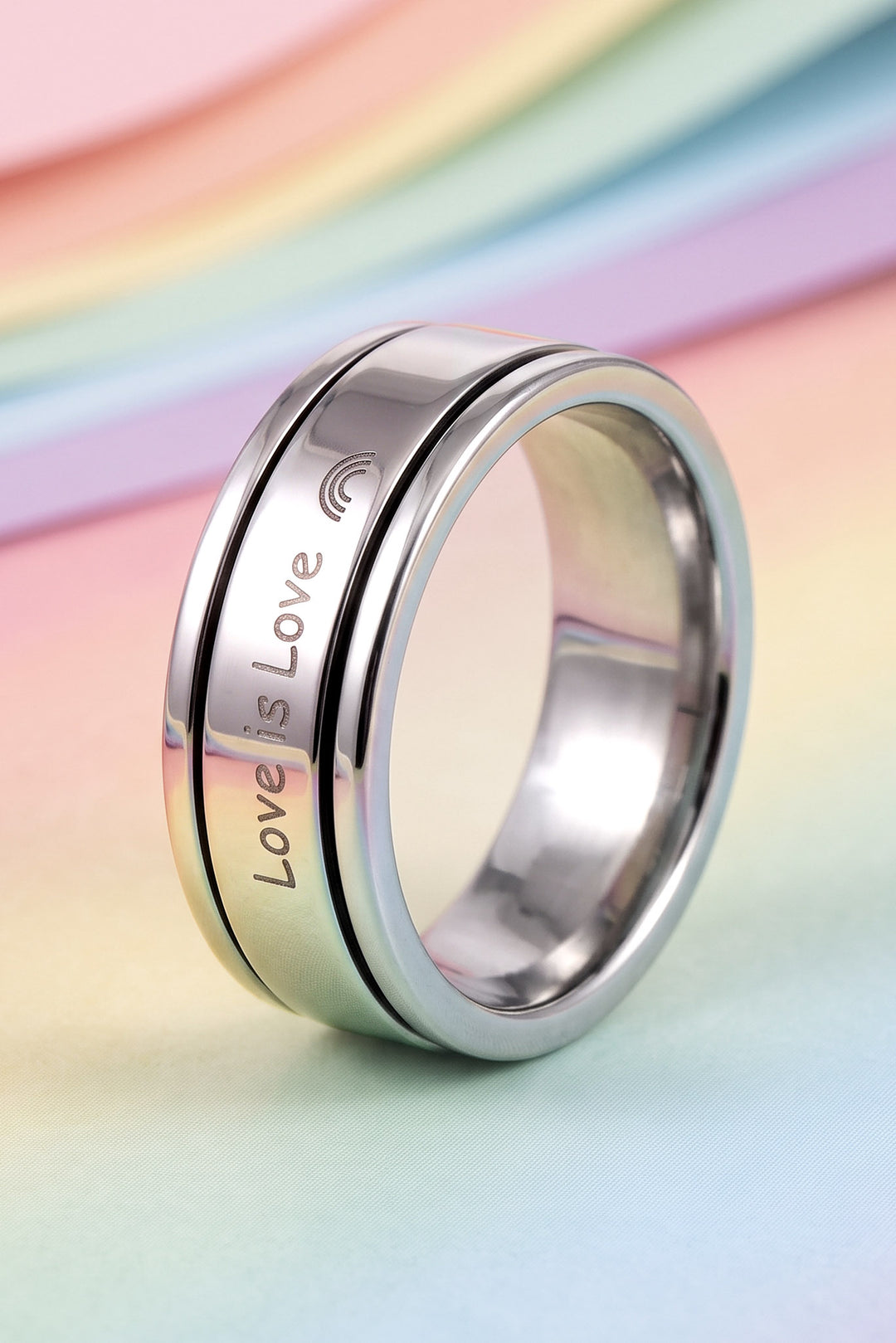 Love is Love Fidget ring