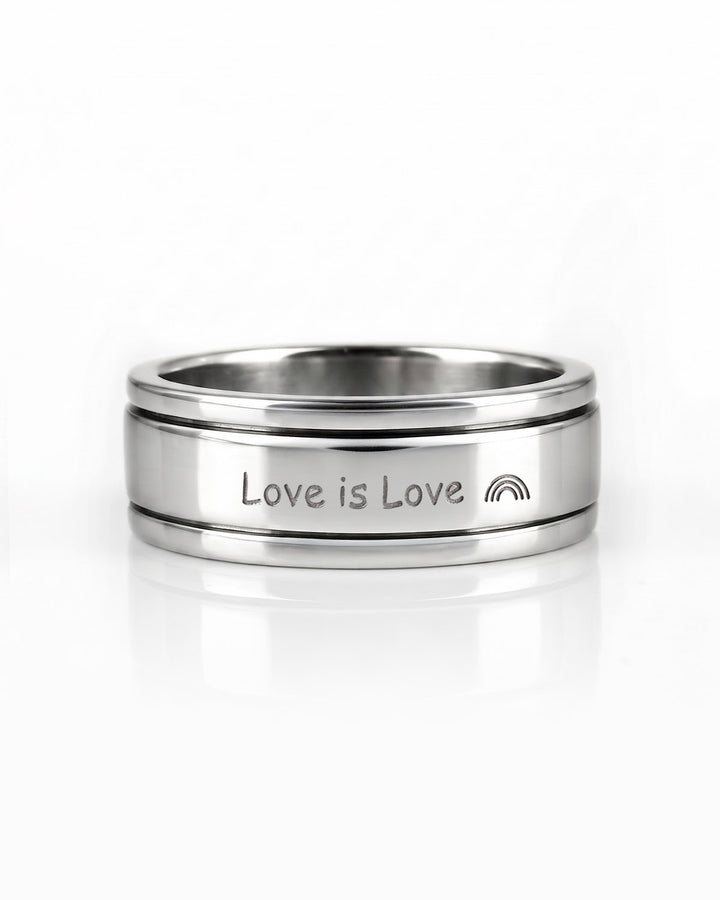 Love is Love Fidget ring