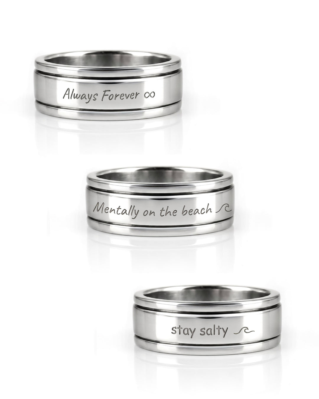 Mantra Fidget Ring – Choose Your Reminder