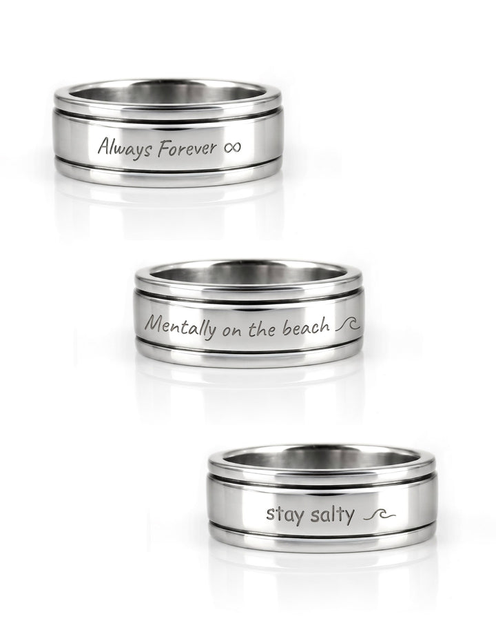 Mantra Fidget Ring – Choose Your Reminder