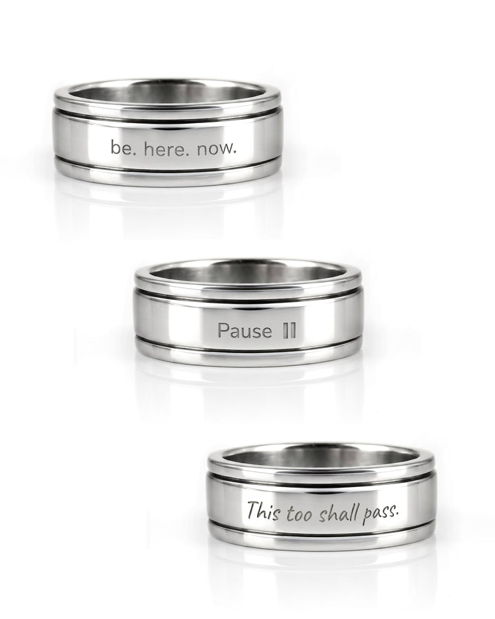 Mantra Fidget Ring – Choose Your Reminder
