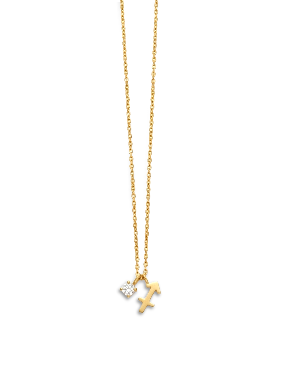 Sagittarius Zirconia Birthstone Necklace