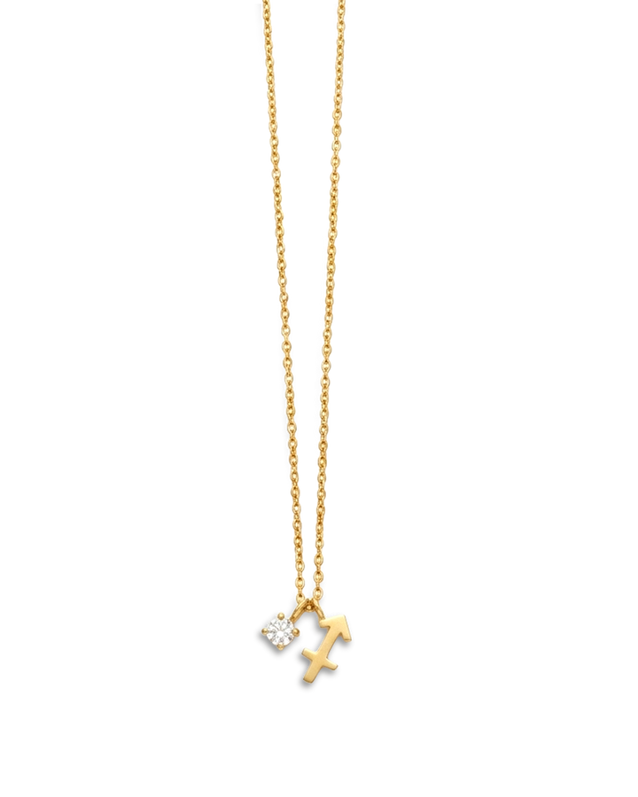 Sagittarius Zirconia Birthstone Necklace