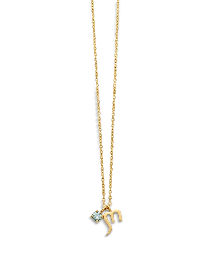 Scorpio Topaz Birthstone Necklace