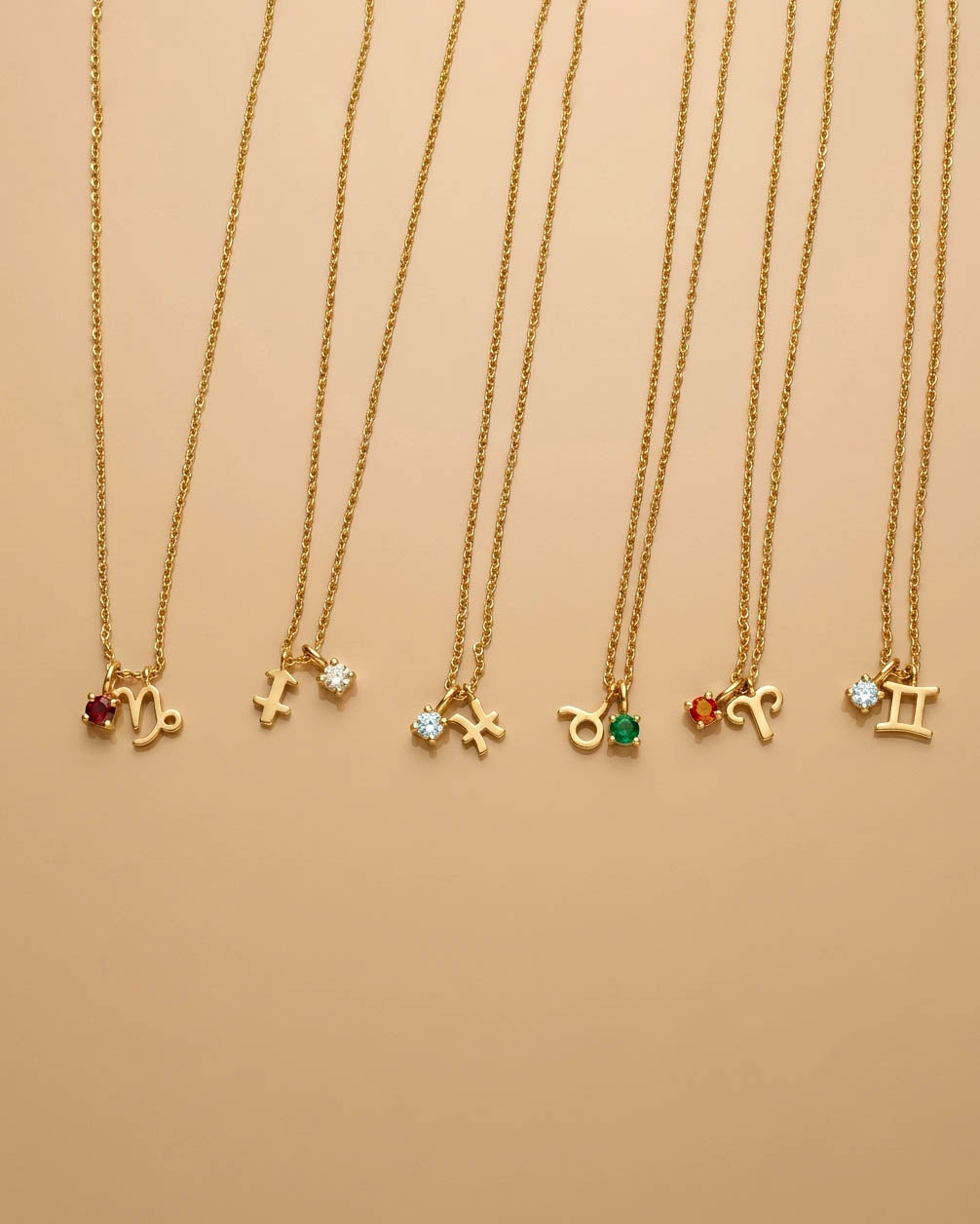 Cancer Ruby Birthstone Necklace