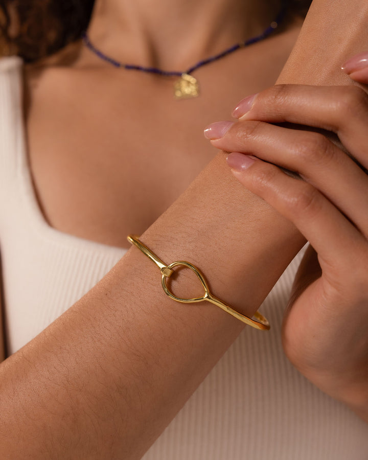 Teardrop Cuff Bracelet