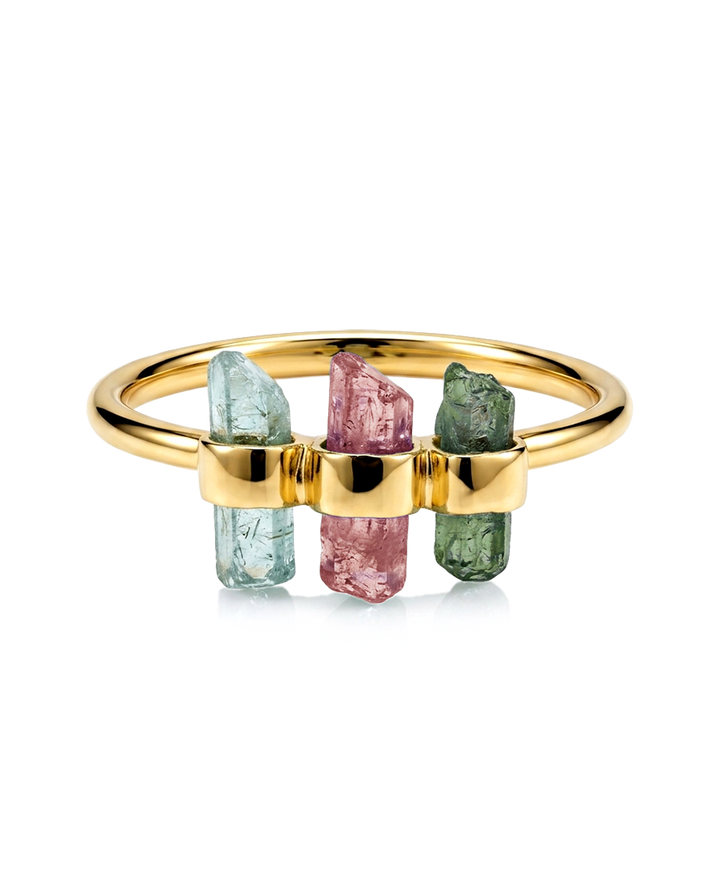 Raw Tourmaline Ring