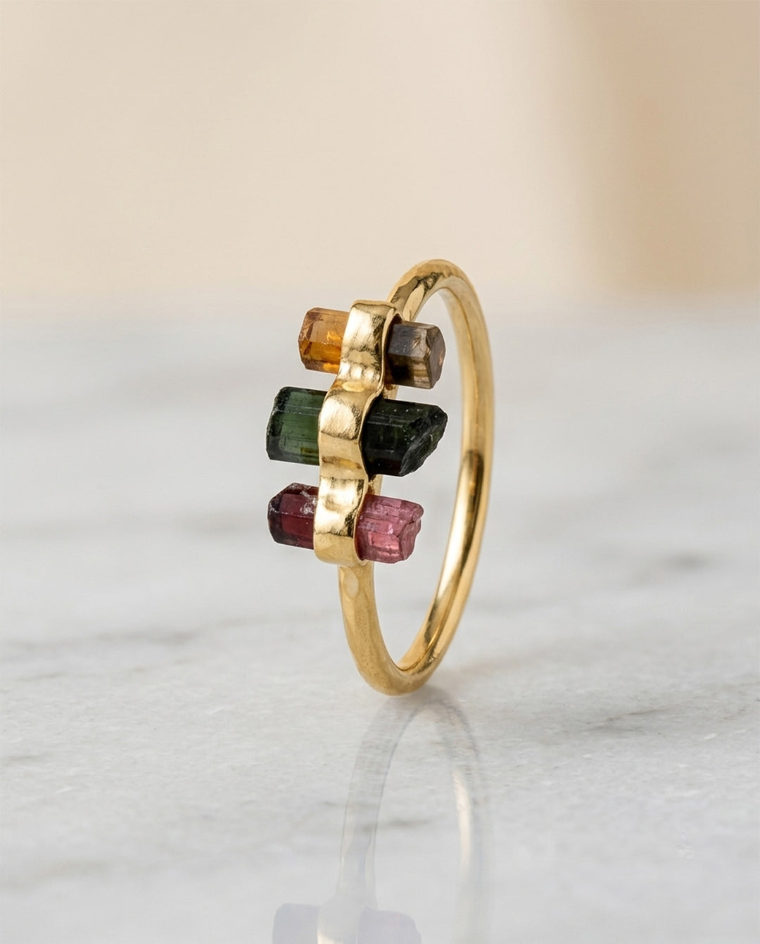Raw Tourmaline Ring