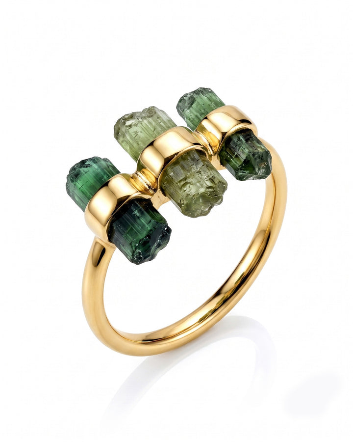 Raw Tourmaline Ring
