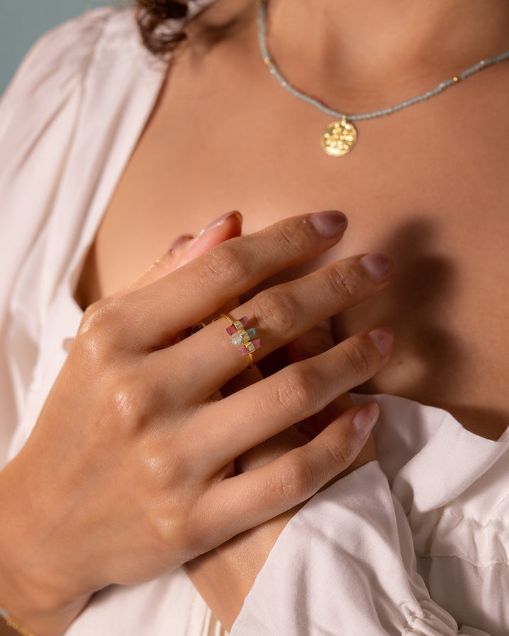 Raw Tourmaline Ring