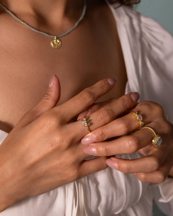 Raw Tourmaline Ring
