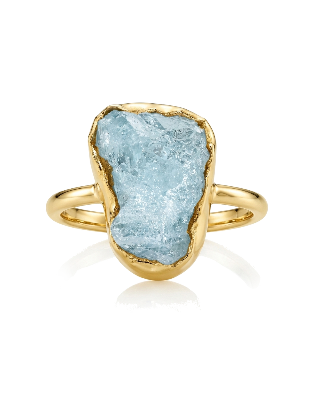 Raw Aquamarine Ring