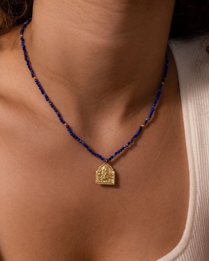 The Warrior Goddess Lapis Necklace