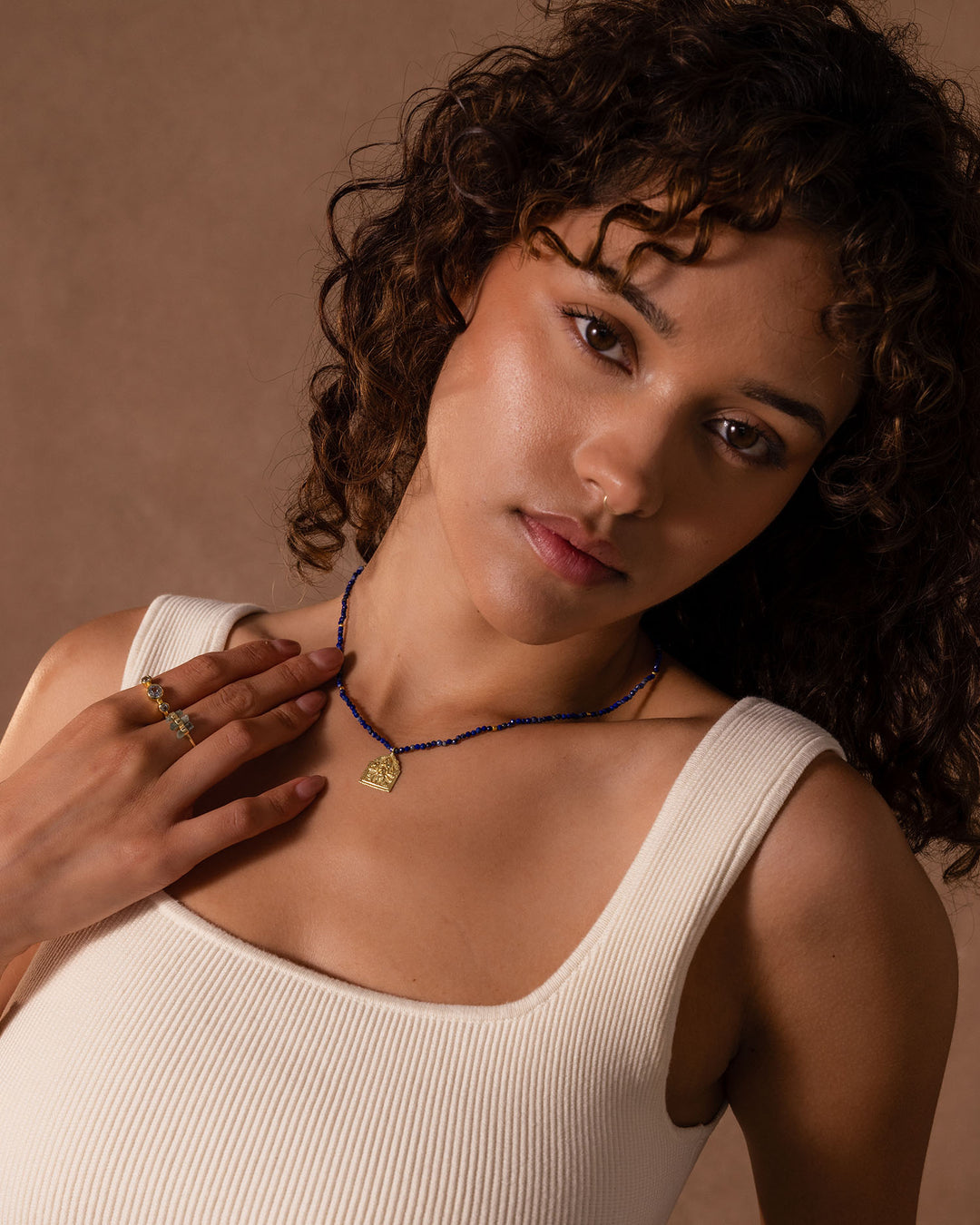 The Warrior Goddess Lapis Necklace