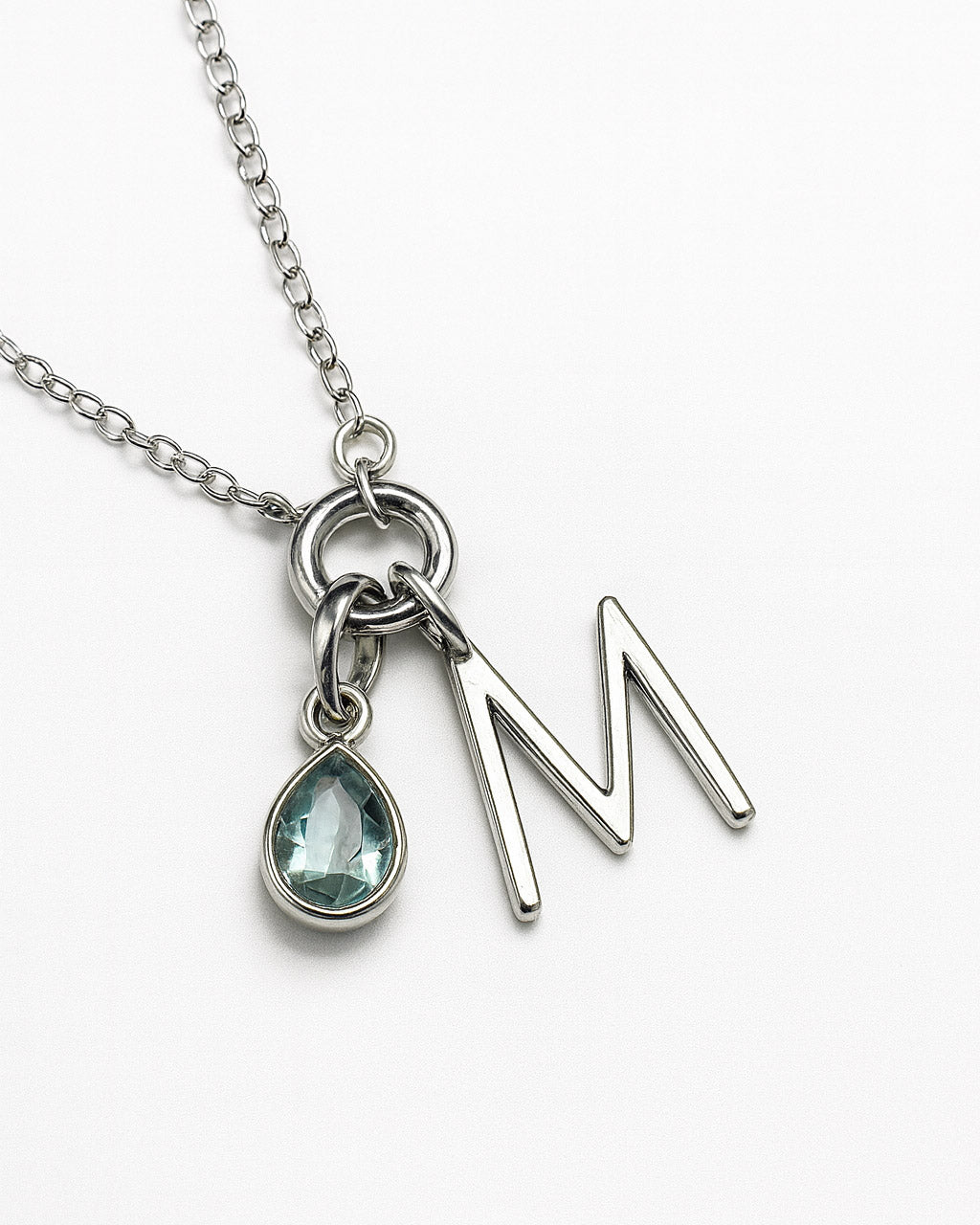 Letter Charm Sterling Silver