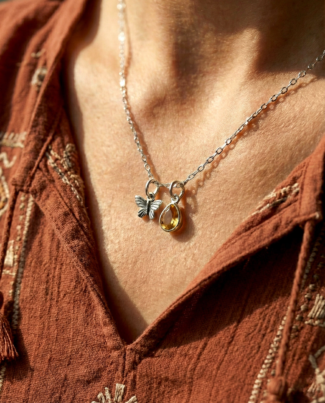 Butterfly Charm Sterling Silver