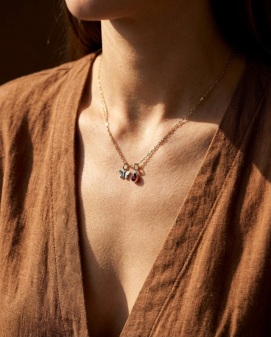 Butterfly Charm Sterling Silver