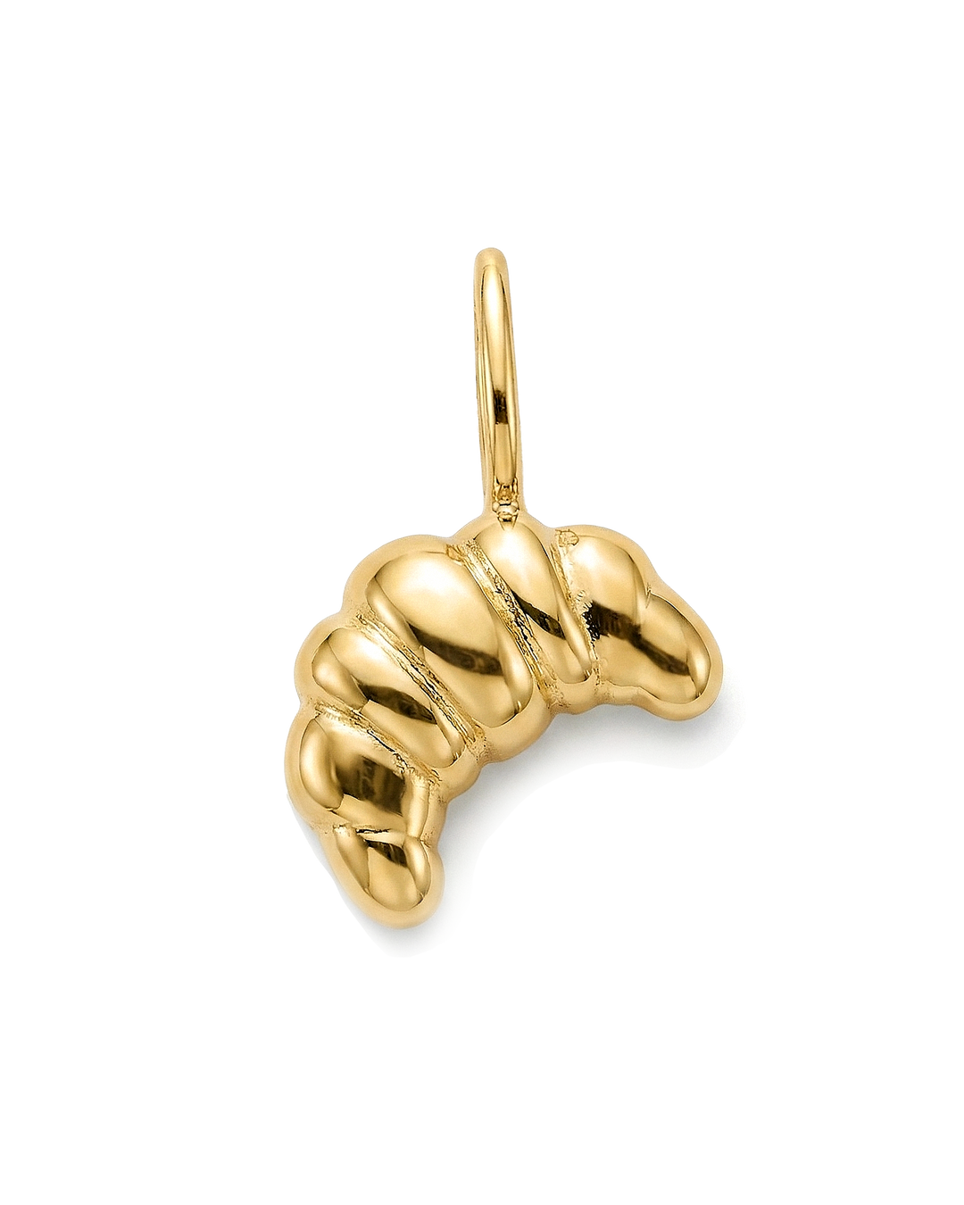 Croissant Charm Gold Plated