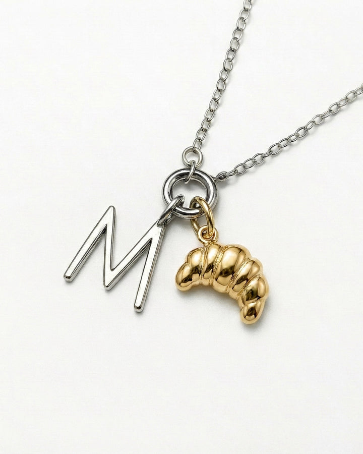 Croissant Charm Gold Plated
