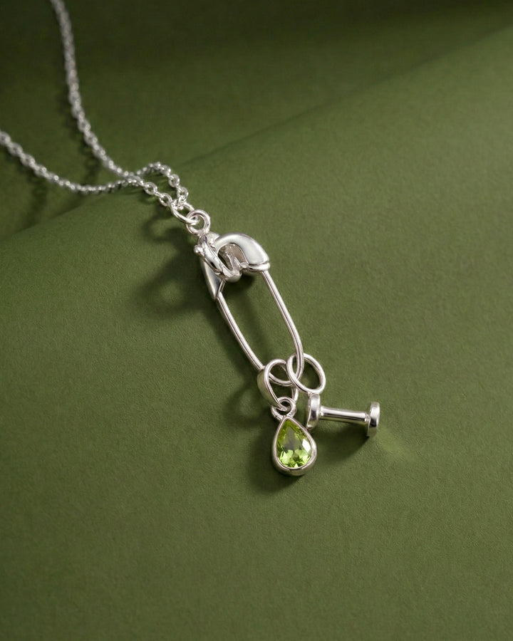 Dumbbell Charm Sterling Silver