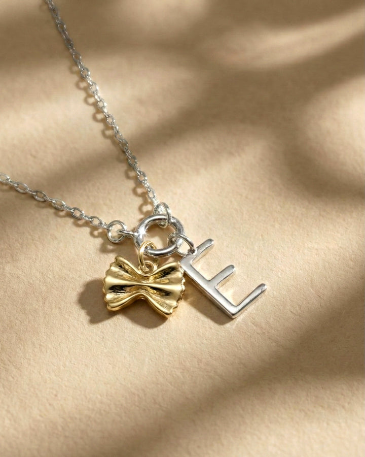 Farfalle Pasta Charm Gold Plated