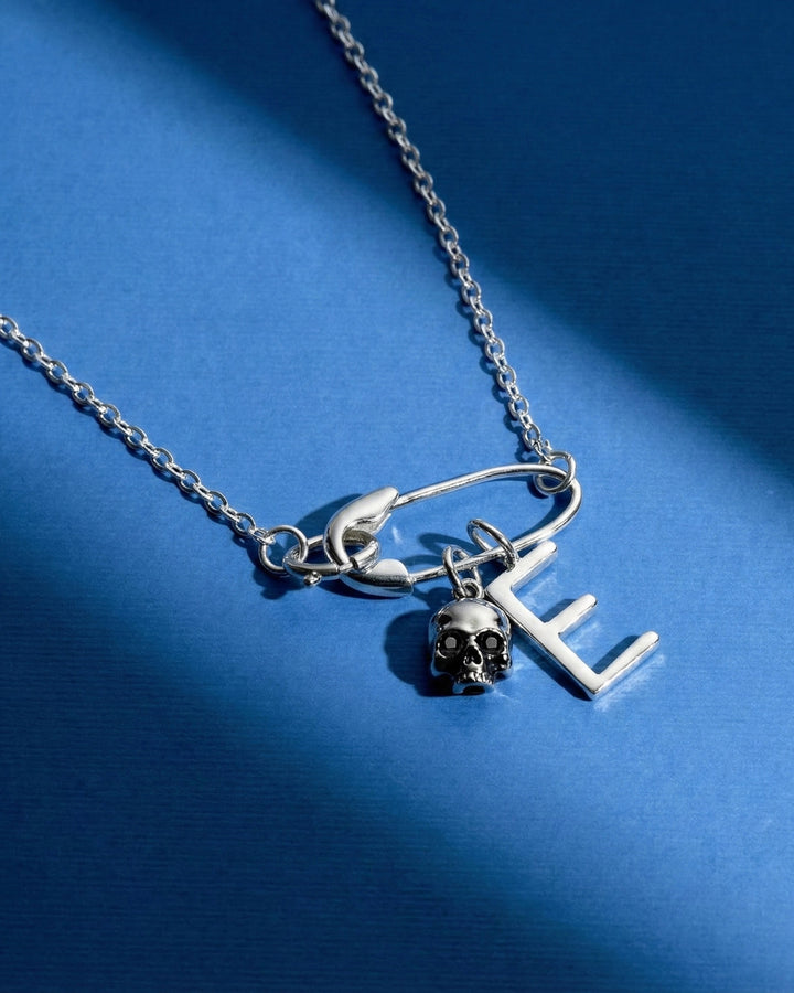 Safety Pin Charm Clip Sterling Silver