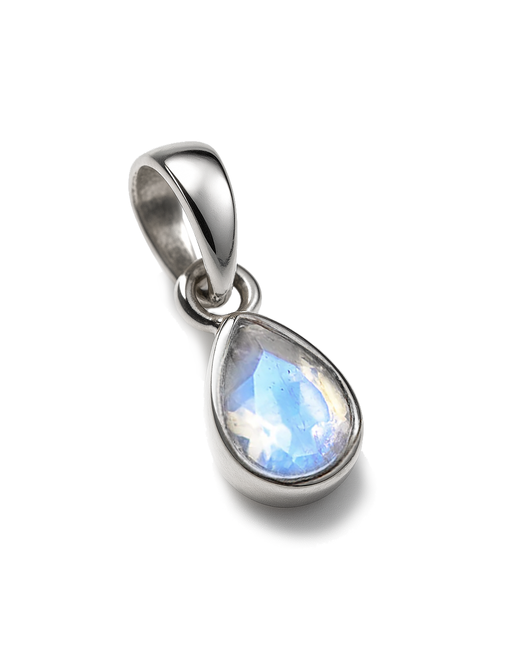 Moonstone Birthstone Teardrop Charm
