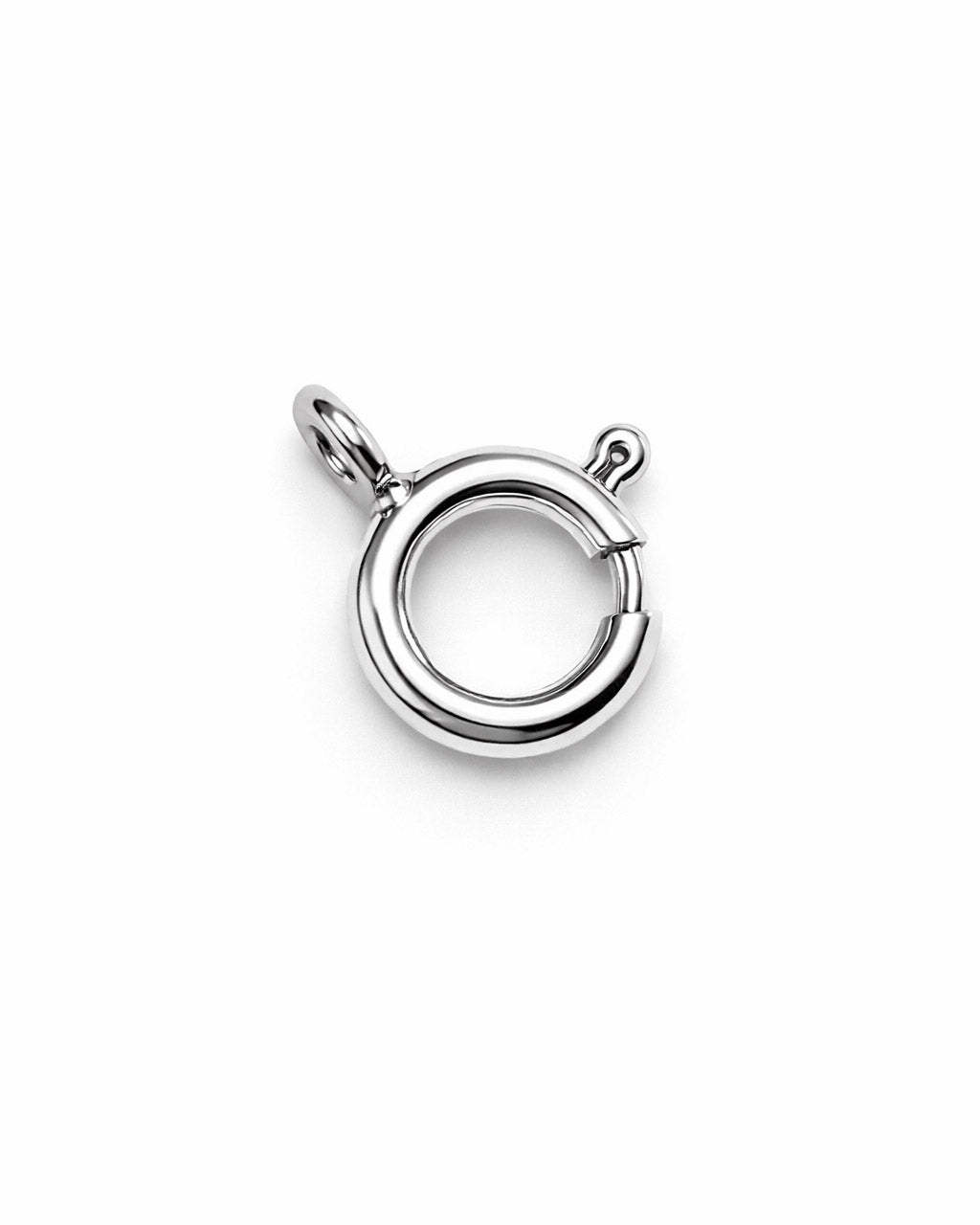 Cable Chain Necklace with Charm Clip Sterlin Silver