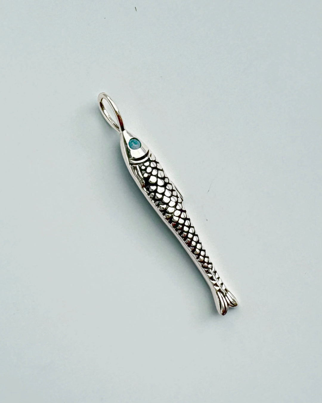 Fish Charm with Amazonite