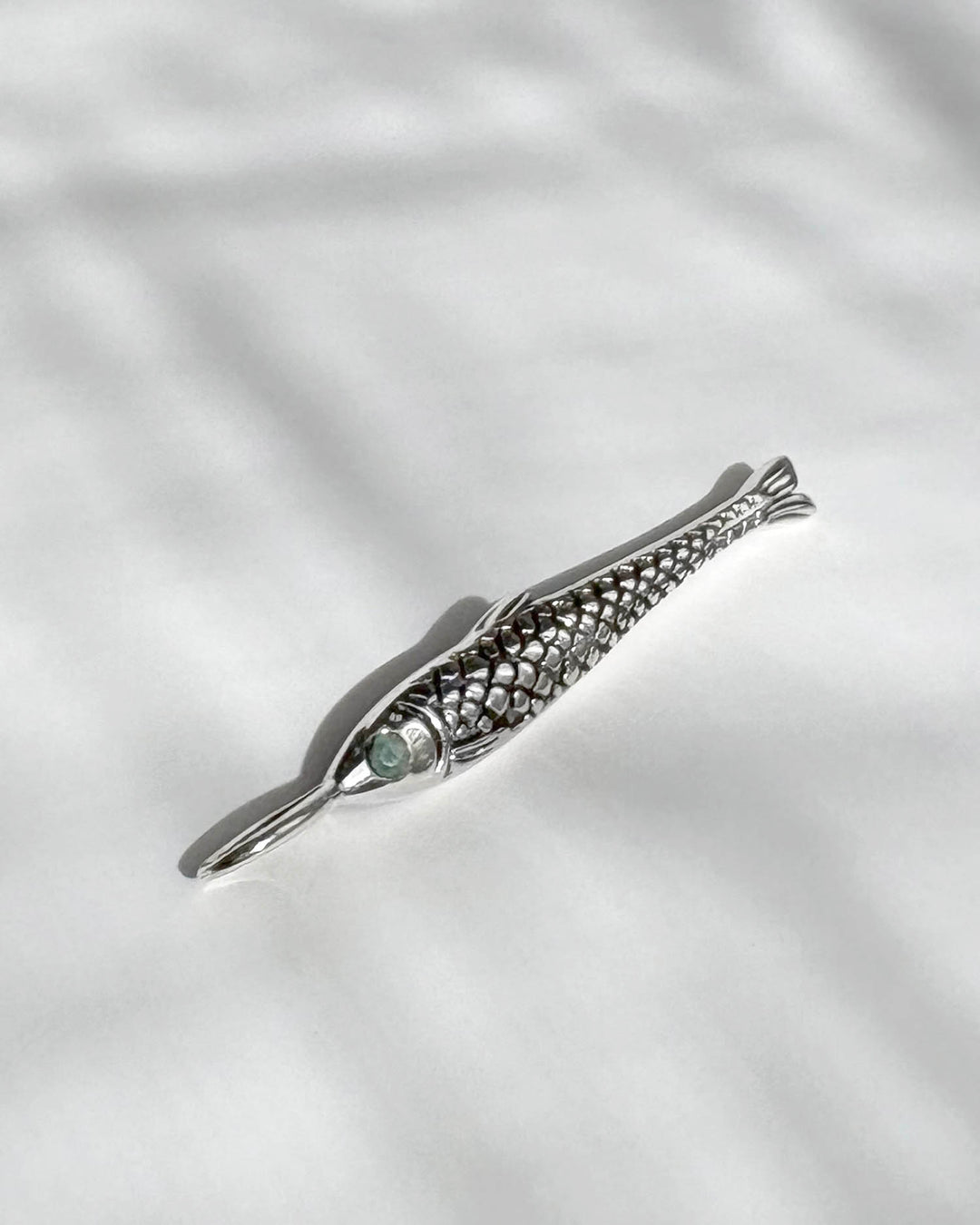 Fish Charm with Amazonite