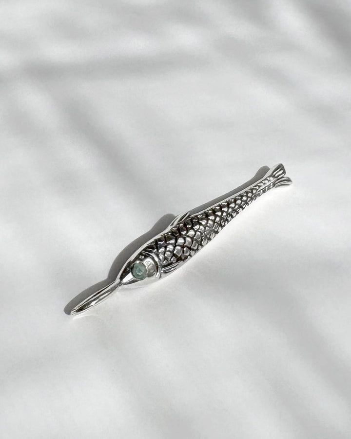 Fish Charm with Amazonite