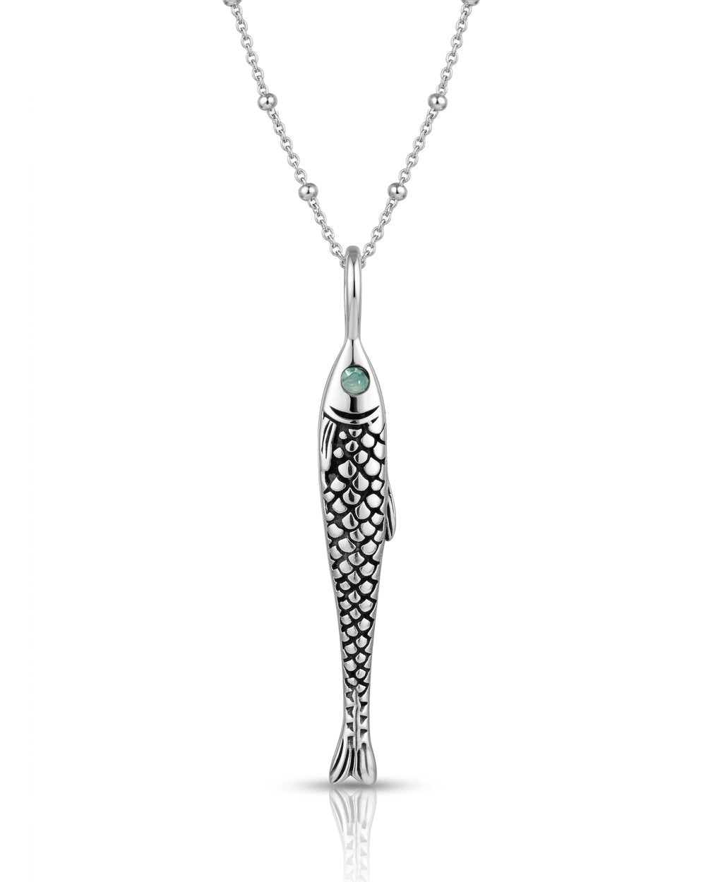 Fish Charm with Amazonite