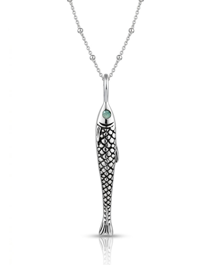 Fish Charm with Amazonite