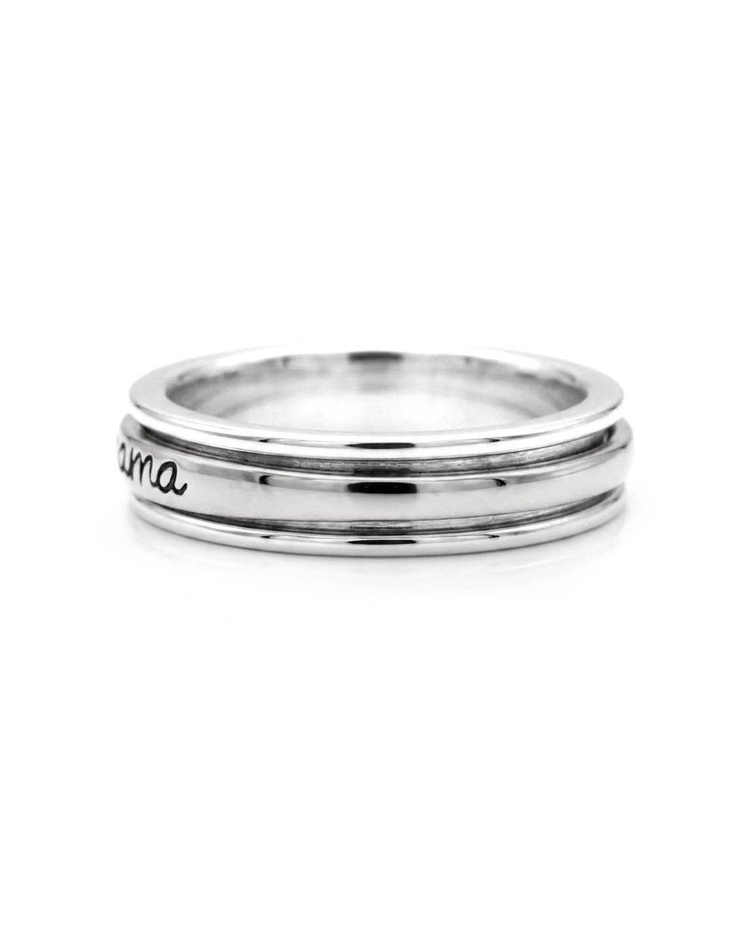 Personalized Fidget Ring with Custom Name and Symbol Engraving