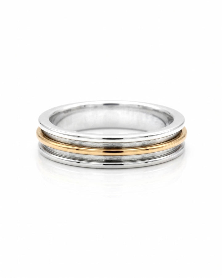 Personalized Fidget Ring with Custom Name and Symbol Engraving