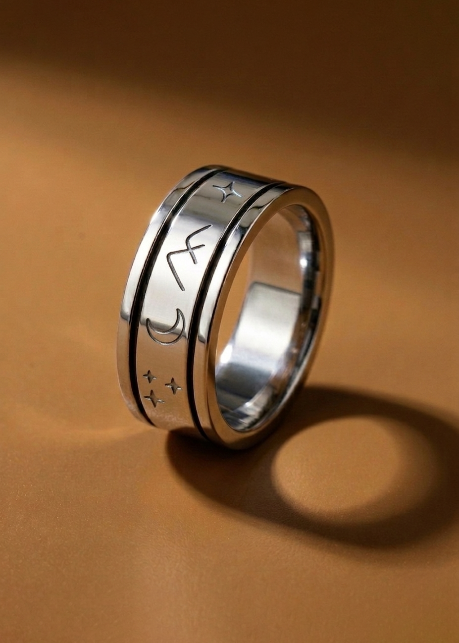 The Custom Symbols Fidget Ring