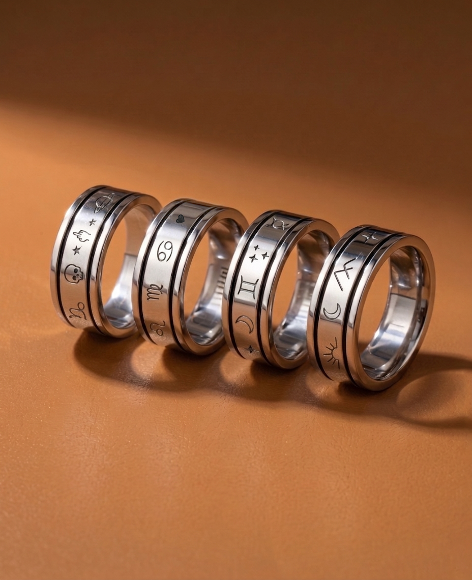 The Custom Symbols Fidget Ring