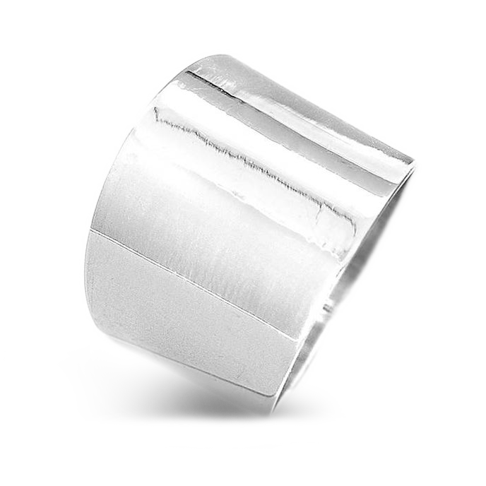 Wide Band Ring Sterling Silver