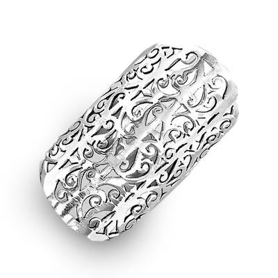 Full Finger Statement Sterling Silver Ring - Boho Magic