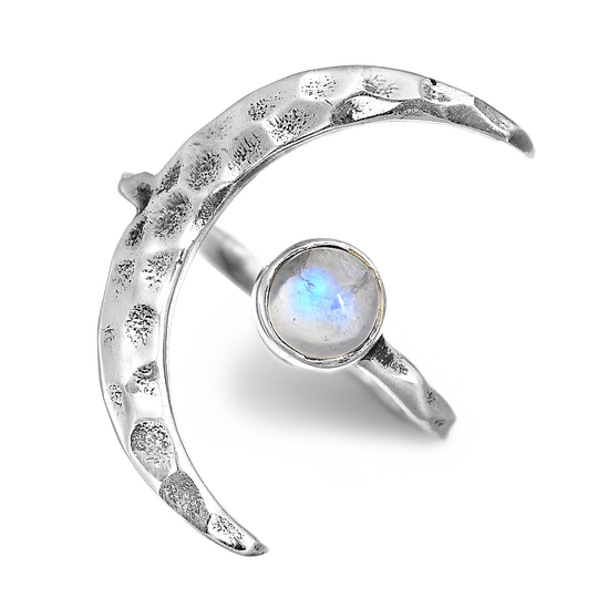 Handmade Moon Rings – Boho Magic Jewelry